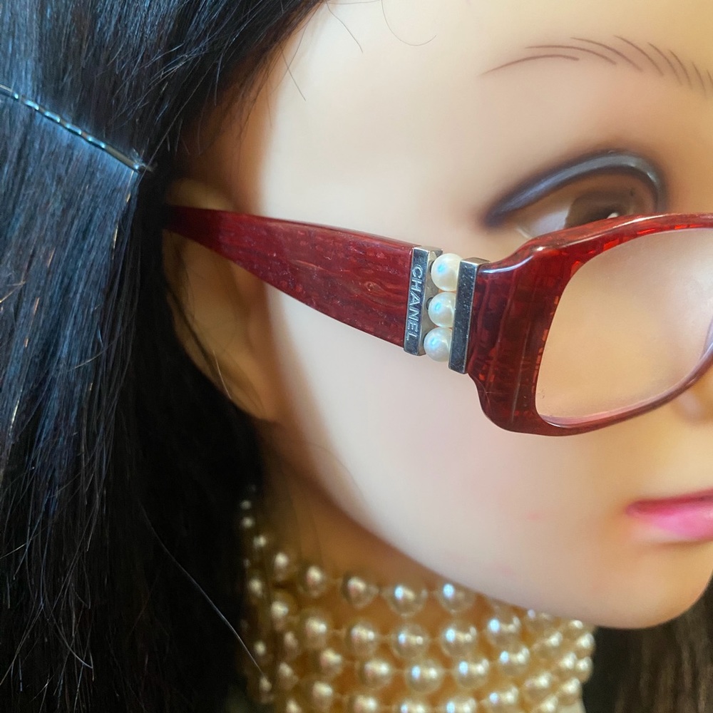Rare Chanel 3179-H burgundy 👓, lens need to be replaced great for prescriptions